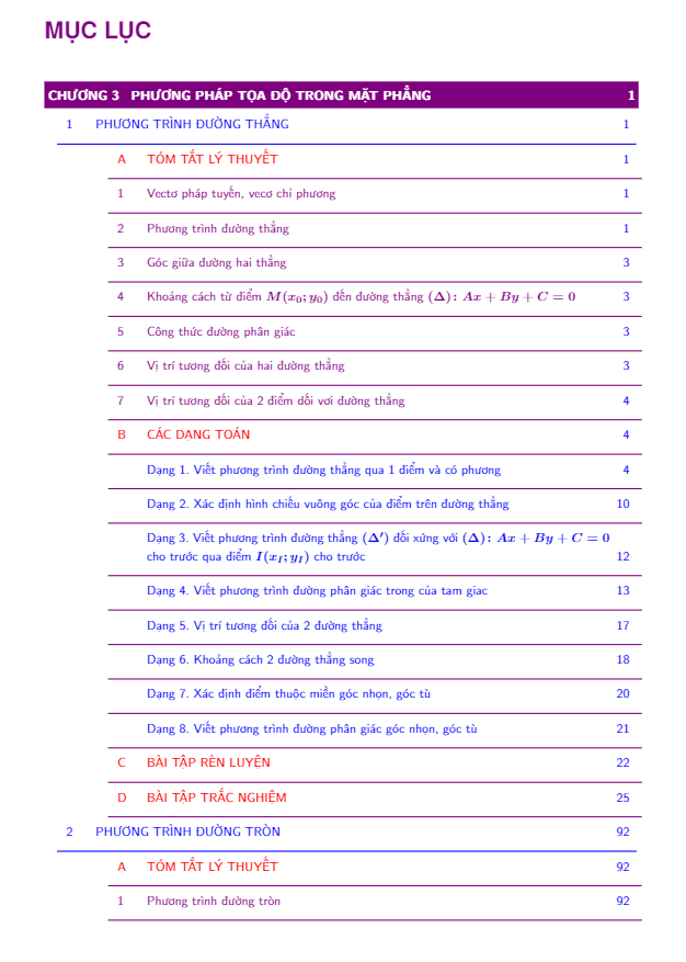 Chuyên đề phương pháp tọa độ trong mặt phẳng - Nguyễn Chín Em